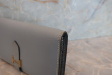 Load image into Gallery viewer, HERMES  Bearn Soufflet Epsom leather Gray □A Engraving Wallet 700080094