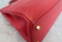 将图片加载到图库查看器,HERMES KELLY 35 Gulliver leather Chevre myzore goatskim □G刻印 Shoulder bag 800060020