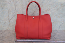 將圖片載入圖庫檢視器 HERMES/エルメス ガーデンパーティPM ネゴンダ ルージュピヴォワンヌ トートバッグ 800010169