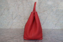 將圖片載入圖庫檢視器 HERMES/エルメス ガーデンパーティPM ネゴンダ ルージュピヴォワンヌ トートバッグ 800010169
