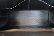 画像をギャラリービューアに読み込む, HERMES/エルメス ケリー28 ボックスカーフ ブラック 〇X刻印 ショルダーバッグ 800030015