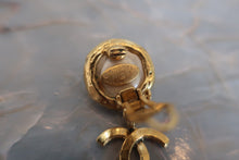Load image into Gallery viewer, CHANEL CC mark Pearl earring Gold plate Gold Earring 600040087