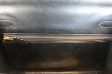 画像をギャラリービューアに読み込む, HERMES/エルメス ケリー28 ボックスカーフ ブラック 〇X刻印 ショルダーバッグ 800030015