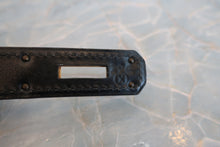 画像をギャラリービューアに読み込む, HERMES/エルメス ケリー28 ボックスカーフ ブラック 〇X刻印 ショルダーバッグ 800030015