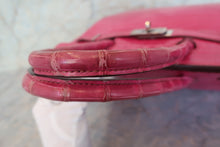 Load image into Gallery viewer, HERMES BIRKIN 30 Crocodile Porosus Fuschia pink □K Engraving Hand bag 700120067