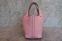画像をギャラリービューアに読み込む, HERMES/エルメス ピコタンロックPM トリヨンクレマンス ローズサクラ T刻印 ハンドバッグ 800010170