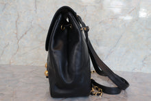 画像をギャラリービューアに読み込む, CHANEL/シャネル ココマークチェーンリュック キャビアスキン ブラック/ゴールド金具 リュック 700110033