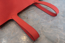 将图片加载到图库查看器,HERMES PICOTIN LOCK MM Clemence leather Rouge pivoine □R刻印 Hand bag 800030008