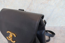 画像をギャラリービューアに読み込む, CHANEL/シャネル ココマークチェーンリュック キャビアスキン ブラック/ゴールド金具 リュック 700110033