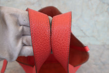 将图片加载到图库查看器,HERMES PICOTIN LOCK MM Clemence leather Rouge pivoine □R刻印 Hand bag 800030008