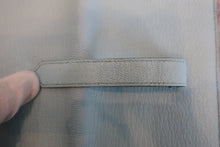 Load image into Gallery viewer, HERMES  Bearn Soufflet Chevre myzore goatskim Blue atoll A Engraving Wallet 700080075