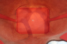 画像をギャラリービューアに読み込む, HERMES/エルメス ピコタンロックMM トリヨンクレマンス ルージュピヴォワンヌ □R刻印 ハンドバッグ 800030008