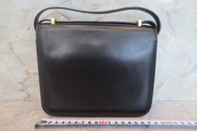 Load image into Gallery viewer, HERMES CONSTANCE MINI Box carf leather Black Shoulder bag 700120115