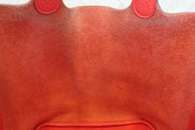 将图片加载到图库查看器,HERMES PICOTIN LOCK MM Clemence leather Rouge pivoine □R刻印 Hand bag 800030008