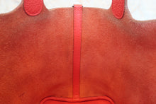 画像をギャラリービューアに読み込む, HERMES/エルメス ピコタンロックMM トリヨンクレマンス ルージュピヴォワンヌ □R刻印 ハンドバッグ 800030008