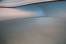 Load image into Gallery viewer, HERMES  Bearn Soufflet Chevre myzore goatskim Blue atoll A Engraving Wallet 700080075