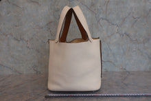 画像をギャラリービューアに読み込む, HERMES/エルメス ピコタンロックエクラMM トリヨンクレマンス/ヴォースイフト ナタ/セサミ Z刻印 ハンドバッグ 800010074