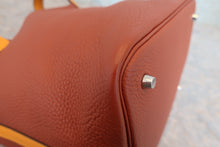 画像をギャラリービューアに読み込む, HERMES/エルメス ピコタンロックタッチMM トリヨンクレマンス/ヴォースイフト キュイーブル/ジョーヌドール X刻印 ハンドバッグ 800020266