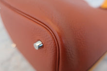 画像をギャラリービューアに読み込む, HERMES/エルメス ピコタンロックタッチMM トリヨンクレマンス/ヴォースイフト キュイーブル/ジョーヌドール X刻印 ハンドバッグ 800020266