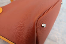 画像をギャラリービューアに読み込む, HERMES/エルメス ピコタンロックタッチMM トリヨンクレマンス/ヴォースイフト キュイーブル/ジョーヌドール X刻印 ハンドバッグ 800020266