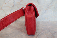 画像をギャラリービューアに読み込む, CHANEL/シャネル マトラッセウエストバッグ キャビアスキン レッド/ゴールド金具 ウエストバッグ 700110021