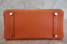 Load image into Gallery viewer, HERMES BIRKIN 25 Chevre myzore goatskim Orange □H Engraving Hand bag 700120086