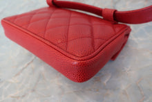 画像をギャラリービューアに読み込む, CHANEL/シャネル マトラッセウエストバッグ キャビアスキン レッド/ゴールド金具 ウエストバッグ 700110021