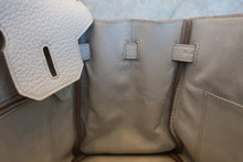 Load image into Gallery viewer, HERMES BIRKIN 30 Clemence leather Pearl gray □Q Engraving Hand bag 700080192