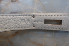 Load image into Gallery viewer, HERMES BIRKIN 30 Clemence leather Pearl gray □Q Engraving Hand bag 700080192