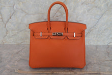 画像をギャラリービューアに読み込む, HERMES/エルメス バーキン25 トゴ オレンジ □K刻印 ハンドバッグ 700020151