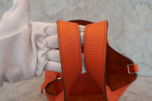画像をギャラリービューアに読み込む, HERMES/エルメス ピコタンロックMM トリヨンクレマンス フー □R刻印 ハンドバッグ 800070159