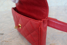画像をギャラリービューアに読み込む, CHANEL/シャネル マトラッセウエストバッグ キャビアスキン レッド/ゴールド金具 ウエストバッグ 700110021