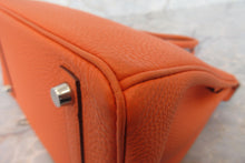 画像をギャラリービューアに読み込む, HERMES/エルメス バーキン25 トゴ オレンジ □K刻印 ハンドバッグ 700020151