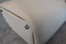 将图片加载到图库查看器,HERMES PICOTIN PM Bi-color Clemence leather/Chevre myzore goatskim White/Brown □I刻印 Hand bag 800050132