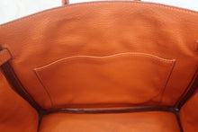 Load image into Gallery viewer, HERMES BIRKIN 25 Chevre myzore goatskim Orange □H Engraving Hand bag 700120086