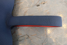 画像をギャラリービューアに読み込む, HERMES/エルメス ピコタンロックエクラMM トリヨンクレマンス/ヴォースイフト ブルーブライトン/カプシーヌ C刻印 ハンドバッグ 800010172