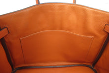 Load image into Gallery viewer, HERMES BIRKIN 25 Togo leather Orange □K Engraving Hand bag 700020151
