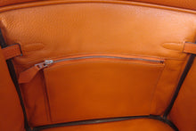 Load image into Gallery viewer, HERMES BIRKIN 25 Togo leather Orange □K Engraving Hand bag 700020151