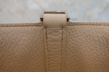 将图片加载到图库查看器,HERMES PICOTIN PM Bi-color Clemence leather/Chevre myzore goatskim White/Brown □I刻印 Hand bag 800050132