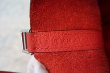 Load image into Gallery viewer, HERMES PICOTIN LOCK MM Clemence leather Rouge tomate X Engraving Hand bag 700100020