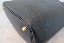 将图片加载到图库查看器,HERMES PICOTIN LOCK PM Clemence leather Black Y刻印 Hand bag 800060029