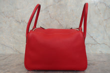 将图片加载到图库查看器,HERMES LINDY 26 Verso Clemence leather Rouge casaque/Rose lipstick □P刻印 Shoulder bag 800010159