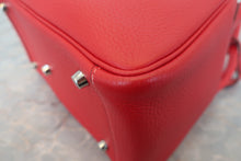 将图片加载到图库查看器,HERMES LINDY 26 Verso Clemence leather Rouge casaque/Rose lipstick □P刻印 Shoulder bag 800010159
