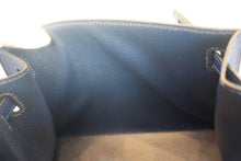画像をギャラリービューアに読み込む, HERMES/エルメス ミニケリー20 ボックスカーフ ブルー 〇X刻印 ショルダーバッグ 700120069