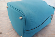 將圖片載入圖庫檢視器 HERMES/エルメス ピコタンロックPM トリヨンクレマンス ターコイズ □R刻印 ハンドバッグ 700100013
