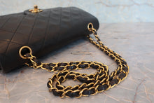 画像をギャラリービューアに読み込む, CHANEL/シャネル マトラッセWフラップWチェーンショルダーバッグ ラムスキン ブラック/ゴールド金具 ショルダーバッグ 800070056
