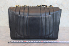 Load image into Gallery viewer, CHANEL Mademoiselle chain shoulder bag Caviar skin Black/Gold hadware Shoulder bag 800040073