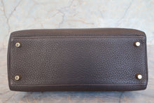 Load image into Gallery viewer, HERMES KELLY 28 Clemence leather Chocolat □J Engraving Shoulder bag 700120063