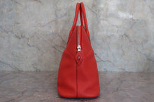 将图片加载到图库查看器,HERMES BOLIDE 35 Clemence leather Rouge tomate T刻印 Shoulder bag 800060019