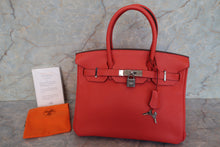 Load image into Gallery viewer, HERMES BIRKIN 30 Clemence leather Rose jaipur □R Engraving Hand bag 700100001